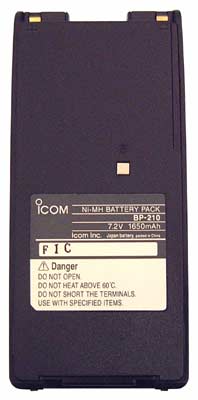 Icom IC-F11/S, F21/BR/GM/S, IC-F30GS/GT, IC-F40GS/GT, IC-A6, NiMH Battery