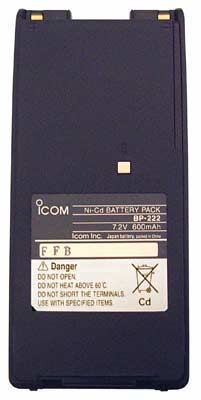 Icom IC-F11/S, F21/BR/GM/S, F3GS/GT, F30GS/GT, F40GS/GT, Nicad