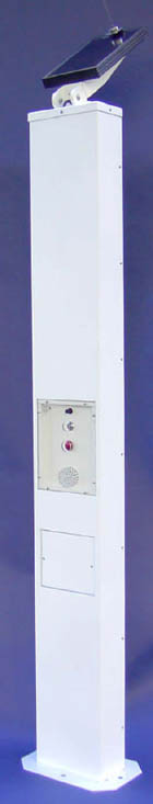 Motorola Call Box, Solar Powered, 6.5 Foot, Freestanding. (RRDN4588)