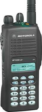 Motorola HT1250 LS+, VHF, 16 Channel, 5 Watt, LTR, PassPort Trunking Portable (AAH25KDH9DP6N)