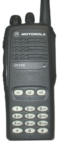Motorola HT750, UHF, 16 Channel, Full Keypad (AAH25RDG9AA4)