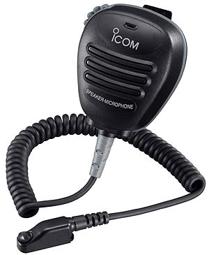 Icom HM-138, JIS-7 Waterproof Speaker Microphone for F50/F60 & F70/F80