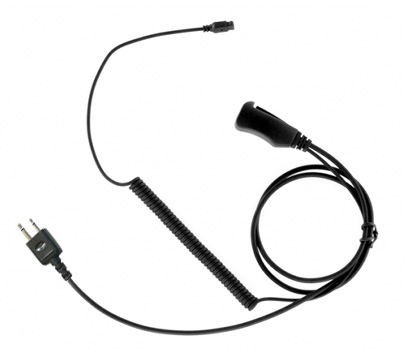 Impact Icom I1, 1 Wire Surveillance, Gold Series with interchangeable earpiece options.