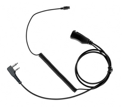 Impact Icom I2, 1 Wire Surveillance, Gold Series with interchangeable earpiece options.