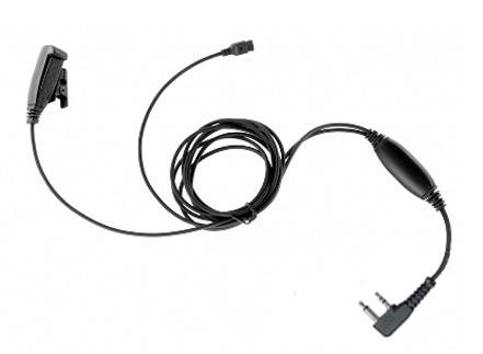 Impact Icom I2, 2 Wire Surveillance, Gold Series with interchangeable earpiece options.