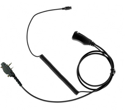 Impact Icom I3, 1 Wire Surveillance, Gold Series with interchangeable earpiece options.