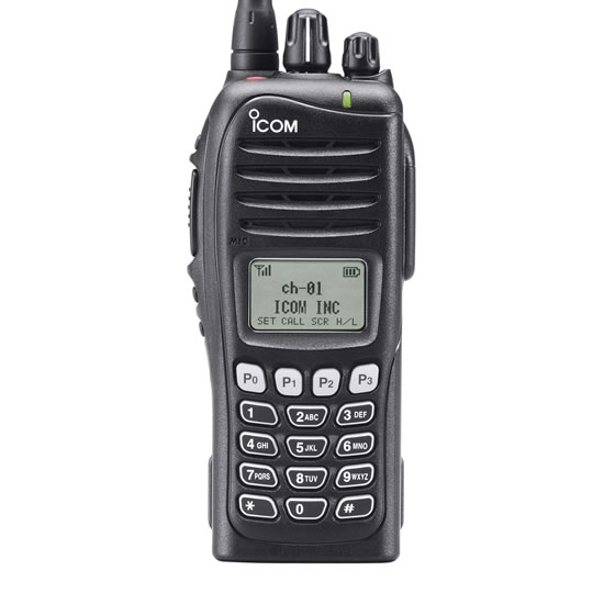 Icom IC-F3161T 46, VHF 136-174 MHZ, 5 WATT, 512 CHANNEL FULL KEYPAD TWO WAY RADIO