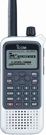 DISCONTINUED - Icom IC-RX7 05, Slim and Smart Wideband Receiver