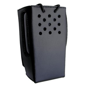 Relm LC RP16, Black leather carrying case for RP16 Relm brand portables.