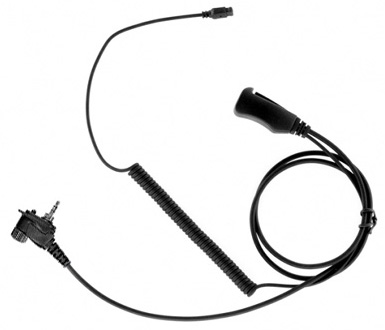 Impact M10, 1 Wire Surveillance, Gold Series with interchangeable earpiece options.
