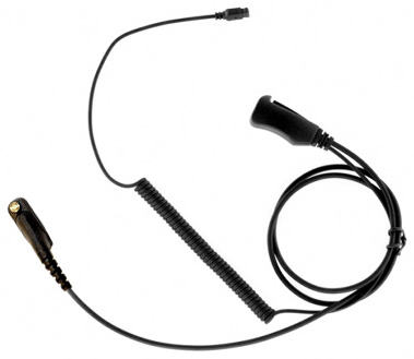 Impact M11, 1 Wire Surveillance, Gold Series with interchangeable earpiece options.