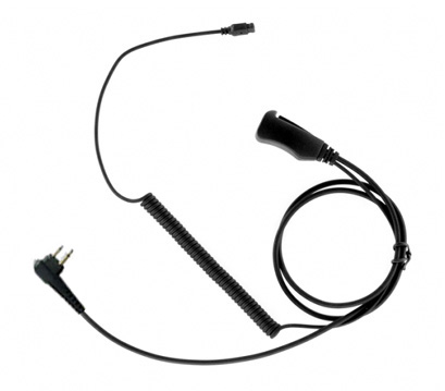 Impact M1, 1 Wire Surveillance, Gold Series with interchangeable earpiece options.