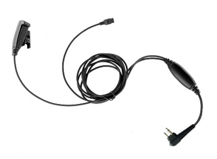 Impact M1, 2 Wire Surveillance, Gold Series with interchangeable earpiece options.