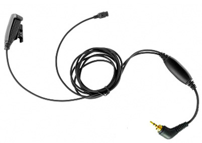 Impact M9, 2 Wire Surveillance, Gold Series with interchangeable earpiece options.