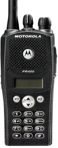 Motorola PR400, UHF, 64 CHANNEL, FULL-DISPLAY, FULL KEYPAD (AAH65QDH9AA4)