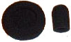 Motorola , Replacement Windscreen for Boom Microphone & Foam Ear Pad for RMN4016 & HMN9013 (REX4648)