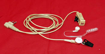 Motorola CP110/150/200, 2 Wire Surveillance Kit with Clear Comfortable Acoustic Tube. (RLN5198P)