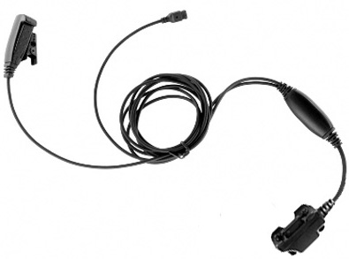 Impact SP3, 2 Wire Surveillance, Gold Series with interchangeable earpiece options.