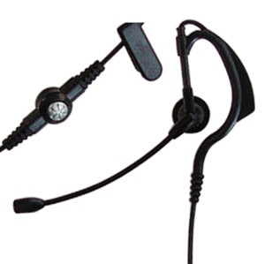 Relm Samurai RP3, One Wire PTT, Earpiece and Boom Mic for RP3000/3600/7500 portables.