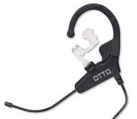 Motorola (Otto) V4-EX2ME5, flexible earloop with boom mic, acoustic tube, mini PTT