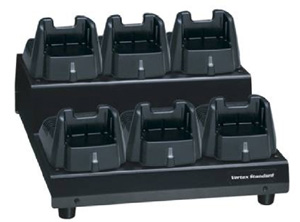 Vertex/Standard VAC-6010C, 240 VAC 6-Unit Dual-Chemstry Rugged Multi-Charger