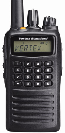 Vertex/Standard VX-459, VHF, 5W,  512 Ch, Display/Full Keypad