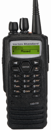 Vertex/Standard VXD-720-G7, DRM Digital, UHF, 512 Channel, 4 Watt Radio