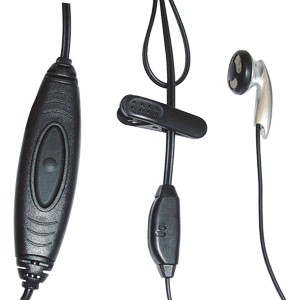 Relm Vapor RP3, Earpiece with in-line PTT and mic for Relm RP3000/3600 portables.