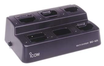 Icom IC-F33GS/GT, IC-F43GS/GT, 6 Unit Li-ion Gang Charger