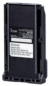 Icom IC-F70S/T, IC-F80S/T, Li-Ion Battery