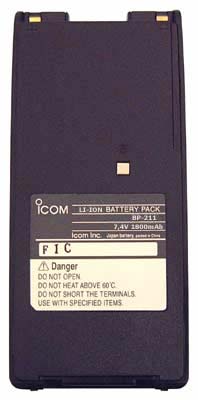 Icom IC-F11/S, F21/BR/GM/S, F3GS/GT, F30GS/GT, F40GS/GT, Li-Ion Battery UPGRADE WITH RADIO PURCHASE
