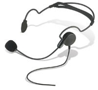 Kenwood (Otto) V4-BH2KA5, breeze,  behind-the-head, adjustable headband, single speaker, mini PTT