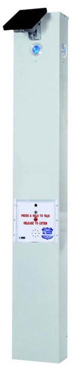 Motorola Call Box, Solar Powered, 10 foot, Self-standing, 6-Watt LED Light/Strobe.