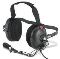 Vertex/Standard (Otto) V4-10406, ClearTRAK behind the head, dual speaker, extreme noise, earcup PTT