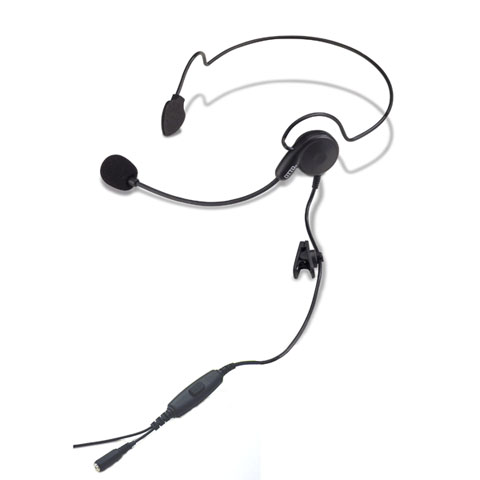 Motorola (Otto) V4-BA2MG3B, Breeze, behind the head, single speaker, std PTT & 2.5mm pigtail