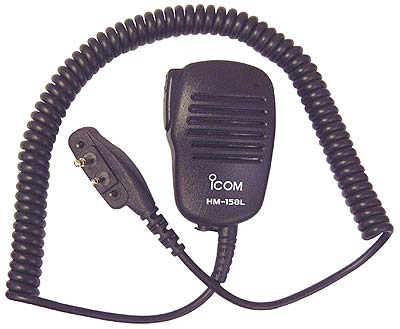 Icom HM-158L, Speaker Microphone with Earphone Jack