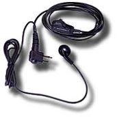 Motorola CP110/150/200, SP50/+, P1225/LS & PR400, Earbud With Clip Microphone and PTT . (HMN9036)