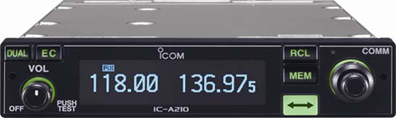 Icom IC-A210M, Air Band Transceiver, Trunk Mount.