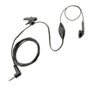 Vertex/Standard MH-37A4B, Light Duty Earpiece Microphone