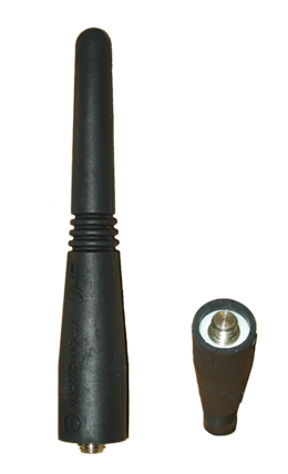 Motorola CP125/185, CT250/450/450LS, EX500, HT750/1250/1250LS/1250LS+, 430-470 Mhz Stubby Antenna.