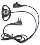 Motorola BPR40, CP125/150/185/200, D-Style Earpiece with MIC/PTT (2 Pin) (PMLN5001)