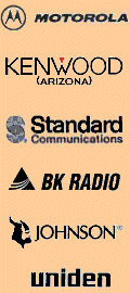 Motorola Kenwood Arizona Standard Communications, Bendix/King, Johnson, Uniden, Regency-Relm, Zetron, Shinwa Yaesu, Vertex